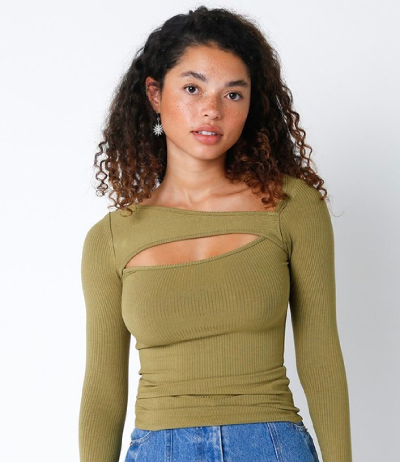 Delilah Top - Olive