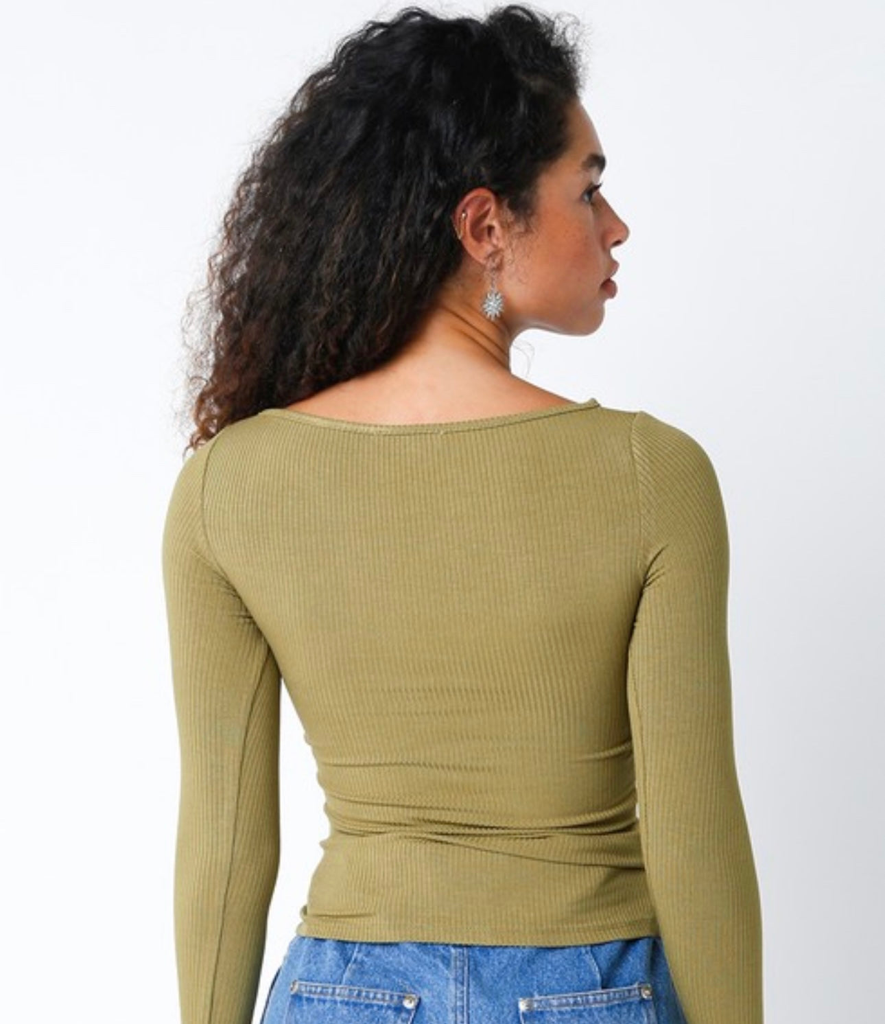 Delilah Top - Olive